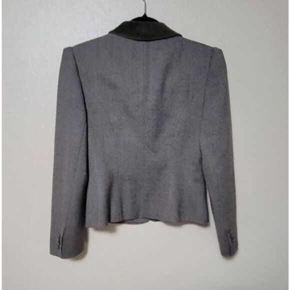 Vintage 80s/90s Peabody House Wool Blazer Hungary Brown Velvet Collar Size Small - Picture 12 of 12